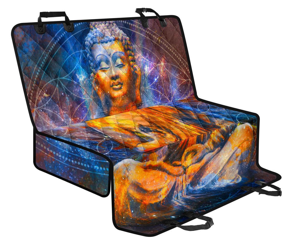 Buddha Statue Mandala Print Pet Car Back Seat Cover - aaf71f2a973b Buddha Statue Mandala Print Pet Car Back Seat Cover - aaf71f2a973b