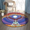 Buddhism Round Carpet Floor Rug Living Room Bedroom Decor Round Area Rug Carpet