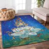 Buddhism Lotus Rug Sport Decor Gift Floor Decor Living Room Carpet Rug Area Rug - f41a67a43e28