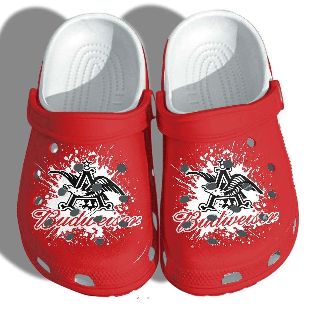 Budweiser Funny Shoes Crocs Clog – Beer Drinkin Croc Gifts For Son Husband Fathers Day 2021 For Mens And Womens Budweiser Funny Shoes Crocs Clog – Beer Drinkin Croc Gifts For Son Husband Fathers Day 2021 For Mens And Womens