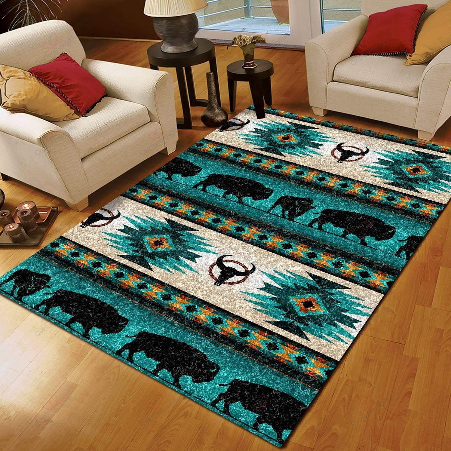 Buffalo And Bison Rug Sport Decor Gift Floor Decor Living Room Carpet Rug Area Rug - dd7d59fb30d4 Buffalo And Bison Rug Sport Decor Gift Floor Decor Living Room Carpet Rug Area Rug - dd7d59fb30d4
