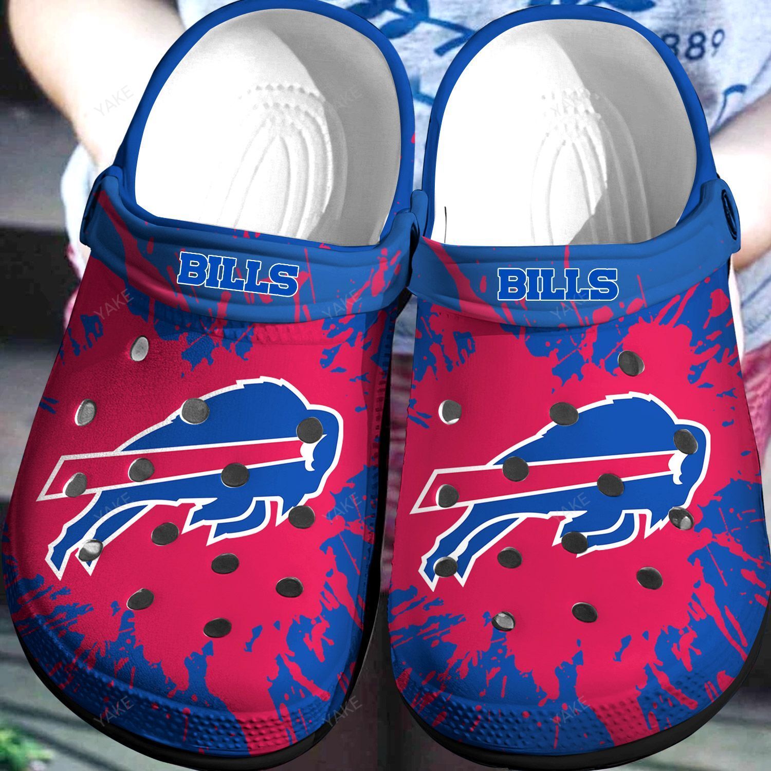 Buffalo Bills Crocs Crocband Clog Comfortable For Mens Womens Classic Clog Water Shoes Clog Buffalo Bills Crocs Crocband Clog Comfortable For Mens Womens Classic Clog Water Shoes Clog