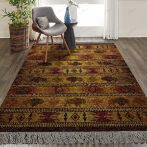 Buffalo Lodge Rug Sport Decor Gift Floor Decor Living Room Carpet Rug Area Rug - 7c6fd38992a3