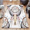 Buffalo Skull And Dreamcatcher Rug Sport Decor Gift Floor Decor Living Room Carpet Rug Area Rug - d7e7f4b88afa
