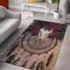 Buffalo Skull Rug Sport Decor Gift Floor Decor Living Room Carpet Rug Area Rug - 3980ba382038