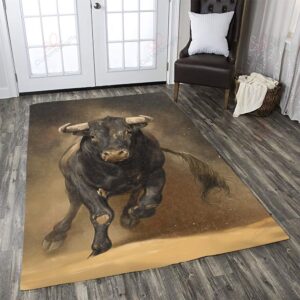 Buffalo Vintage Rug Sport Decor Gift Floor Decor Living Room Carpet Rug Area Rug - 4d849469d4e2