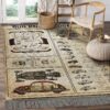 Bug Knowledge Beetle Car Vintage Rug Sport Decor Gift Floor Decor Living Room Carpet Rug Area Rug - 9bcdd6be2fd6