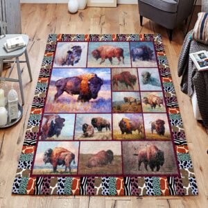 Bull Rug Sport Decor Gift Floor Decor Living Room Carpet Rug Area Rug - 63ba6f71074e