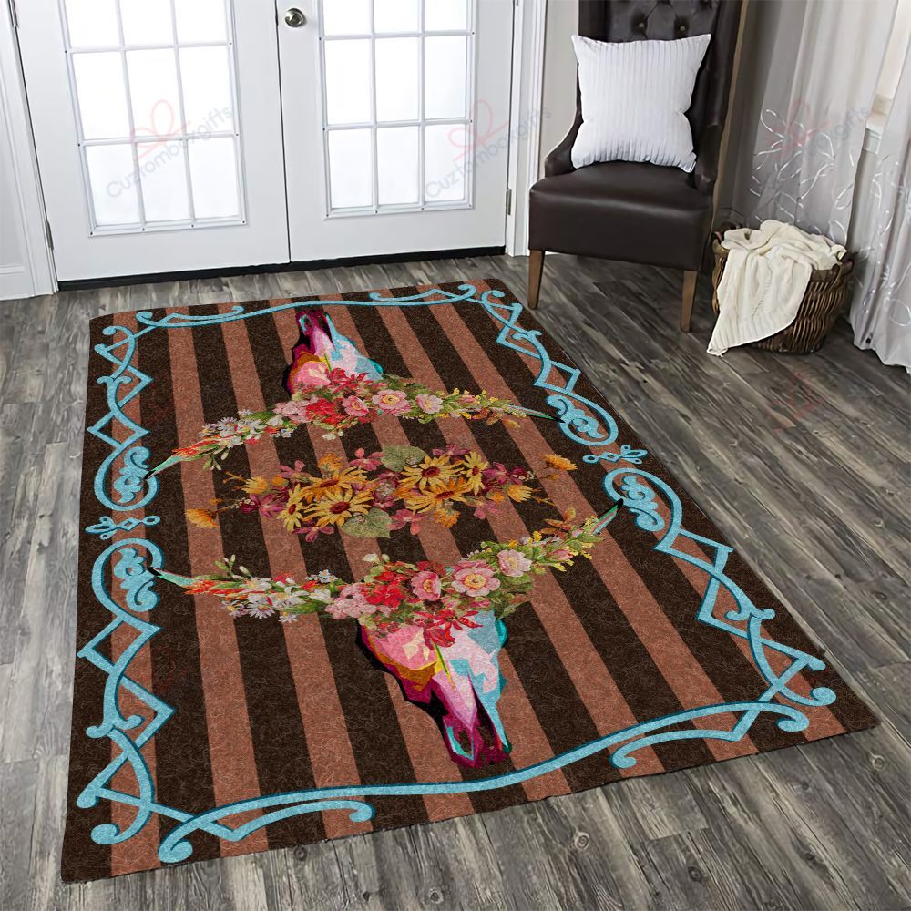 Bull Skull Rug Sport Decor Gift Floor Decor Living Room Carpet Rug Area Rug - cae2b0707510 Bull Skull Rug Sport Decor Gift Floor Decor Living Room Carpet Rug Area Rug - cae2b0707510
