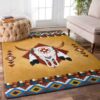Bull Skull Pattern Rug Sport Decor Gift Floor Decor Living Room Carpet Rug Area Rug - 5c391fd95c0f