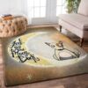 Bull Terrier I Love You To The Moon And Back Rug Sport Decor Gift Floor Decor Living Room Carpet Rug Area Rug - ae162ff72abb