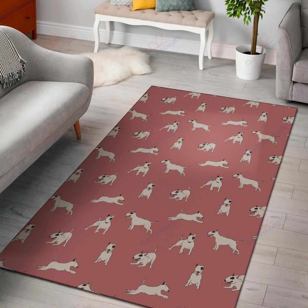 Bull Terriers Pattern 9 Rug Sport Decor Gift Floor Decor Living Room Carpet Rug Area Rug - 02f5707597fd Bull Terriers Pattern 9 Rug Sport Decor Gift Floor Decor Living Room Carpet Rug Area Rug - 02f5707597fd