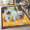 Bulldog Couple Rug Sport Decor Gift Floor Decor Living Room Carpet Rug Area Rug - d3613823da46