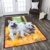 Bulldog Couple Rug Sport Decor Gift Floor Decor Living Room Carpet Rug Area Rug - def889bee48a
