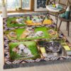 Bulldog Cute Rug Sport Decor Gift Floor Decor Living Room Carpet Rug Area Rug - 9a73ab4f0125