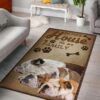 Bulldog Dog Rug Sport Decor Gift Floor Decor Living Room Carpet Rug Area Rug - ddc6c9ee35df