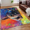Bulldog French Cruff Rug Sport Decor Gift Floor Decor Living Room Carpet Rug Area Rug - beb89ca1eea2