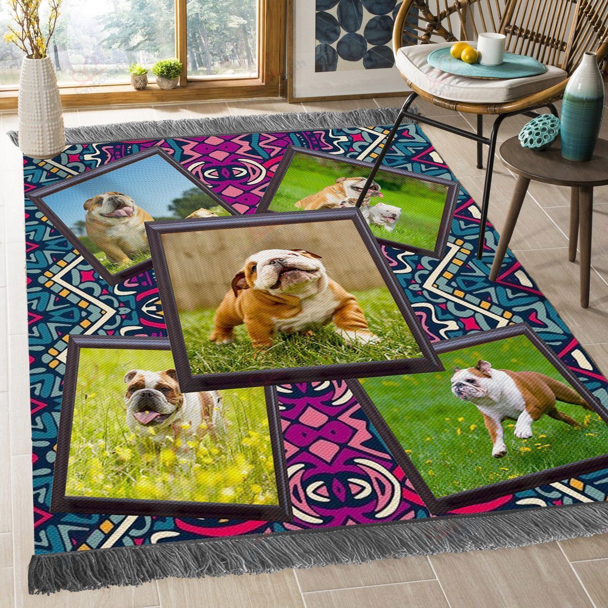 Bulldog Funny Rug Sport Decor Gift Floor Decor Living Room Carpet Rug Area Rug - f4ed3e585854 Bulldog Funny Rug Sport Decor Gift Floor Decor Living Room Carpet Rug Area Rug - f4ed3e585854