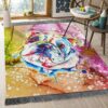 Bulldog Rug Sport Decor Gift Floor Decor Living Room Carpet Rug Area Rug - 314a445f9973