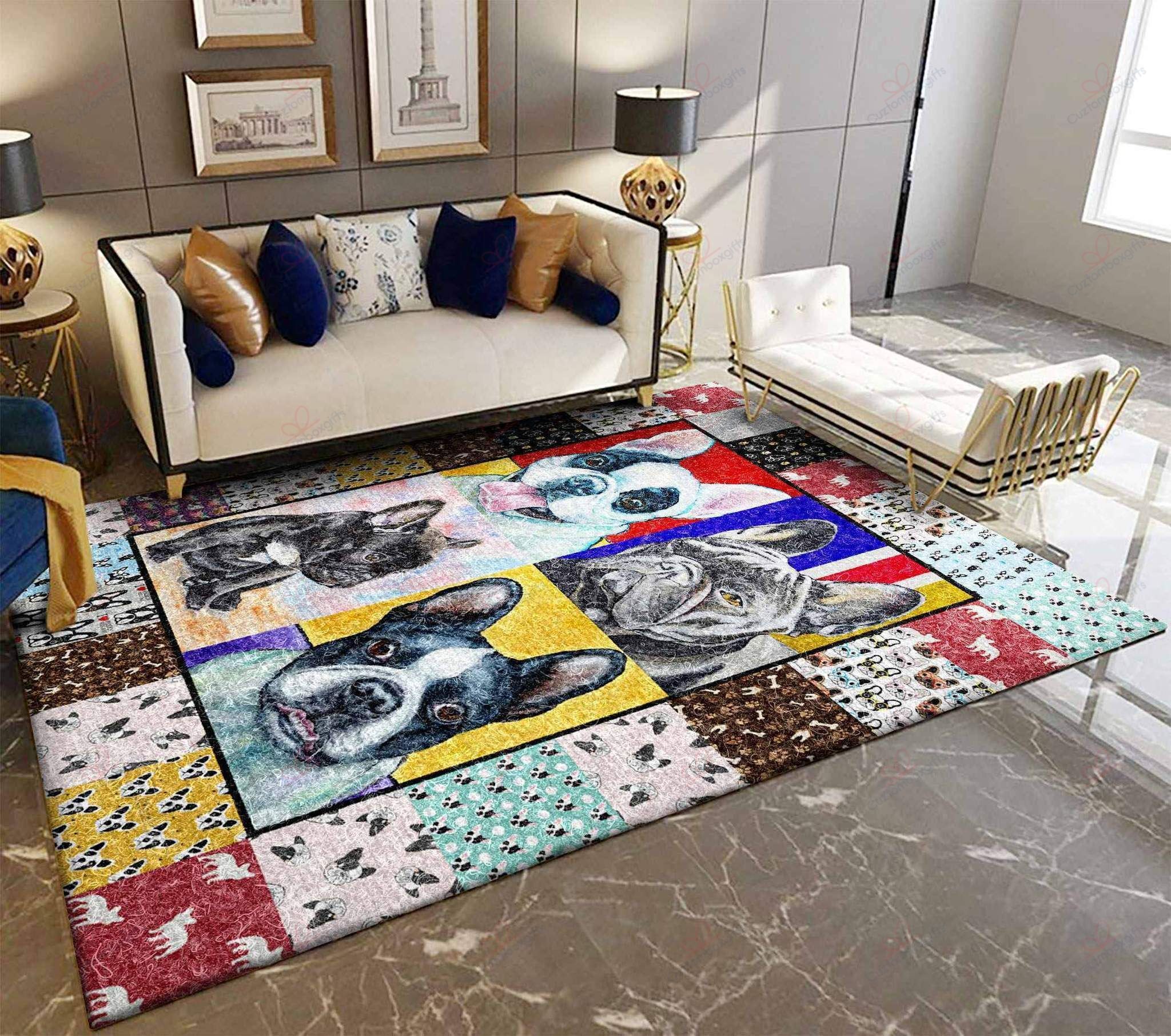 Bulldog Painting Rug Sport Decor Gift Floor Decor Living Room Carpet Rug Area Rug - f8aff05600a1 Bulldog Painting Rug Sport Decor Gift Floor Decor Living Room Carpet Rug Area Rug - f8aff05600a1