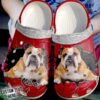 Bulldog Personalized Crack Wall Sku 332 Crocs Clog Clog Shoes