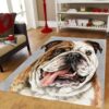 Bulldog Scale Rug Sport Decor Gift Floor Decor Living Room Carpet Rug Area Rug - 73046df1b6a6