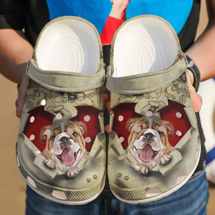 Bulldog They Steal My Heart Sku 333 Crocs Crocband Clog Comfortable For Mens Womens Classic Clog Water Shoes Bulldog They Steal My Heart Sku 333 Crocs Crocband Clog Comfortable For Mens Womens Classic Clog Water Shoes