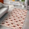 Bulldogs Pattern 4 Rug Sport Decor Gift Floor Decor Living Room Carpet Rug Area Rug - 5a7d63c74b2e