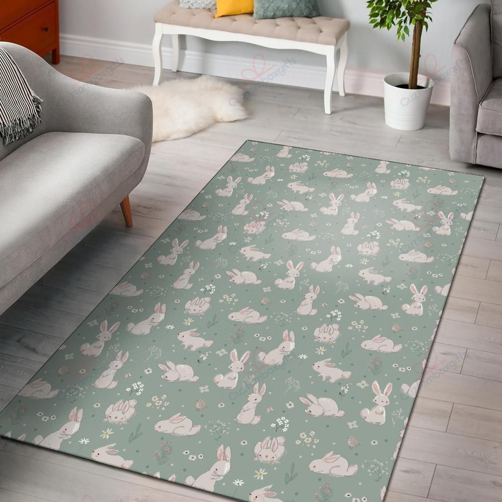 Bunny Pattern 3 Rug Sport Decor Gift Floor Decor Living Room Carpet Rug Area Rug - 61b3f8b84725 Bunny Pattern 3 Rug Sport Decor Gift Floor Decor Living Room Carpet Rug Area Rug - 61b3f8b84725