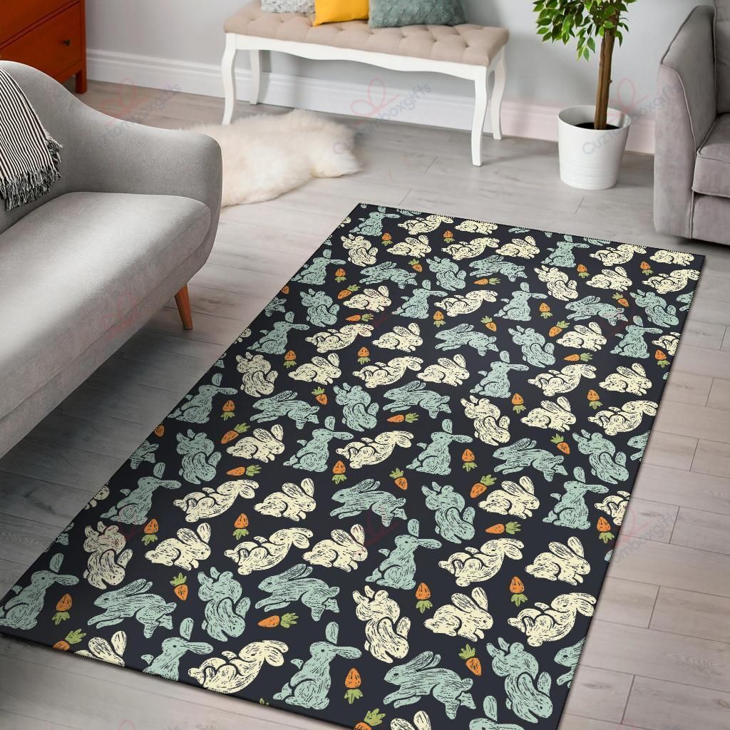 Bunny Pattern 4 Rug Sport Decor Gift Floor Decor Living Room Carpet Rug Area Rug - ed2a0227c5bc Bunny Pattern 4 Rug Sport Decor Gift Floor Decor Living Room Carpet Rug Area Rug - ed2a0227c5bc