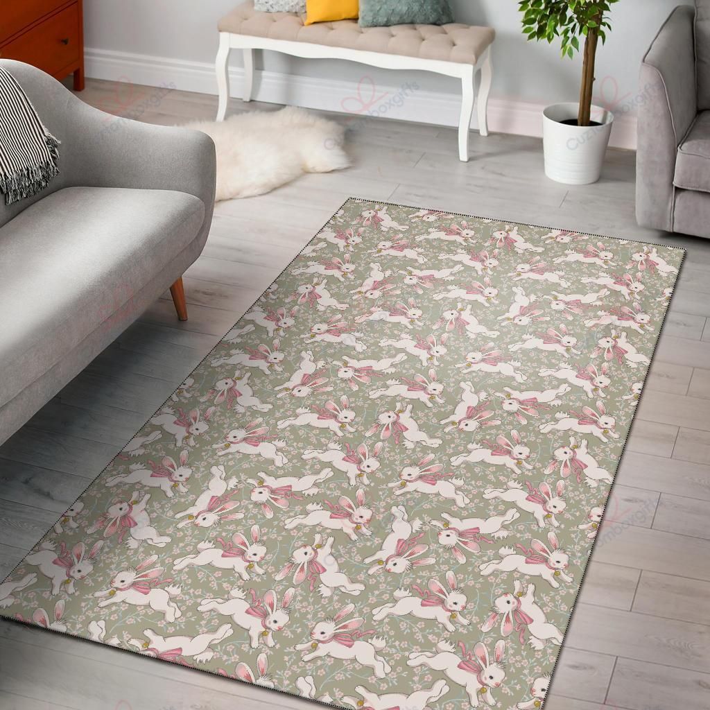 Bunny Pattern 6 Rug Sport Decor Gift Floor Decor Living Room Carpet Rug Area Rug - 2761c8da55ab Bunny Pattern 6 Rug Sport Decor Gift Floor Decor Living Room Carpet Rug Area Rug - 2761c8da55ab