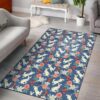 Bunny Pattern 7 Rug Sport Decor Gift Floor Decor Living Room Carpet Rug Area Rug - 889b389e1c56