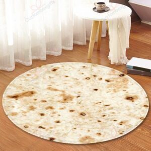 Burrito Round Carpet Floor Rug Living Room Bedroom Decor Round Area Rug Carpet