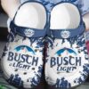 Busch Light Charm Crocs Crocband Clog Comfortable For Mens Womens Classic Clog Water Shoes