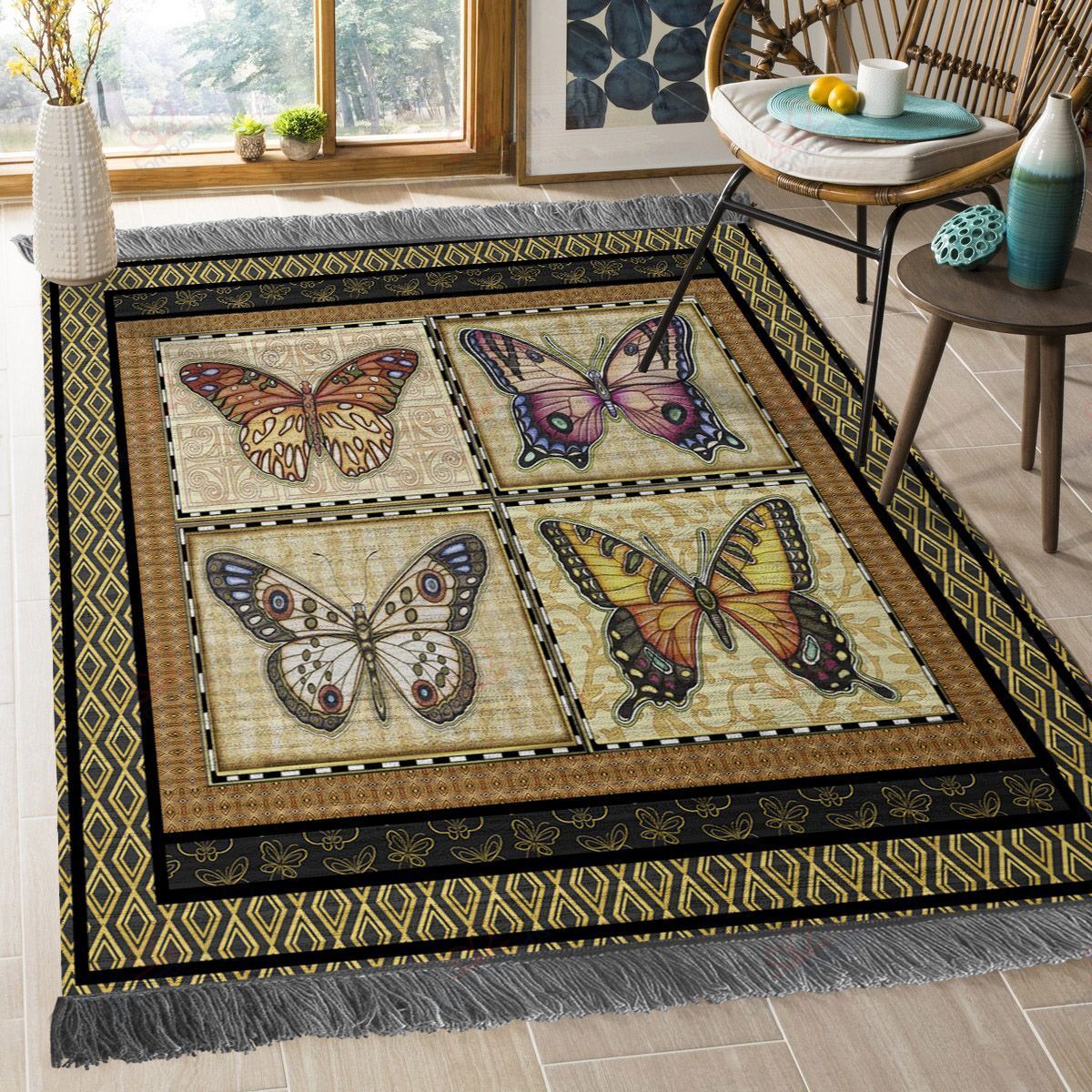 Butterflies Rug Sport Decor Gift Floor Decor Living Room Carpet Rug Area Rug - a47113c19bf9 Butterflies Rug Sport Decor Gift Floor Decor Living Room Carpet Rug Area Rug - a47113c19bf9