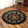 Butterflies Making A Round Round Carpet Floor Rug Living Room Bedroom Decor Round Area Rug Carpet