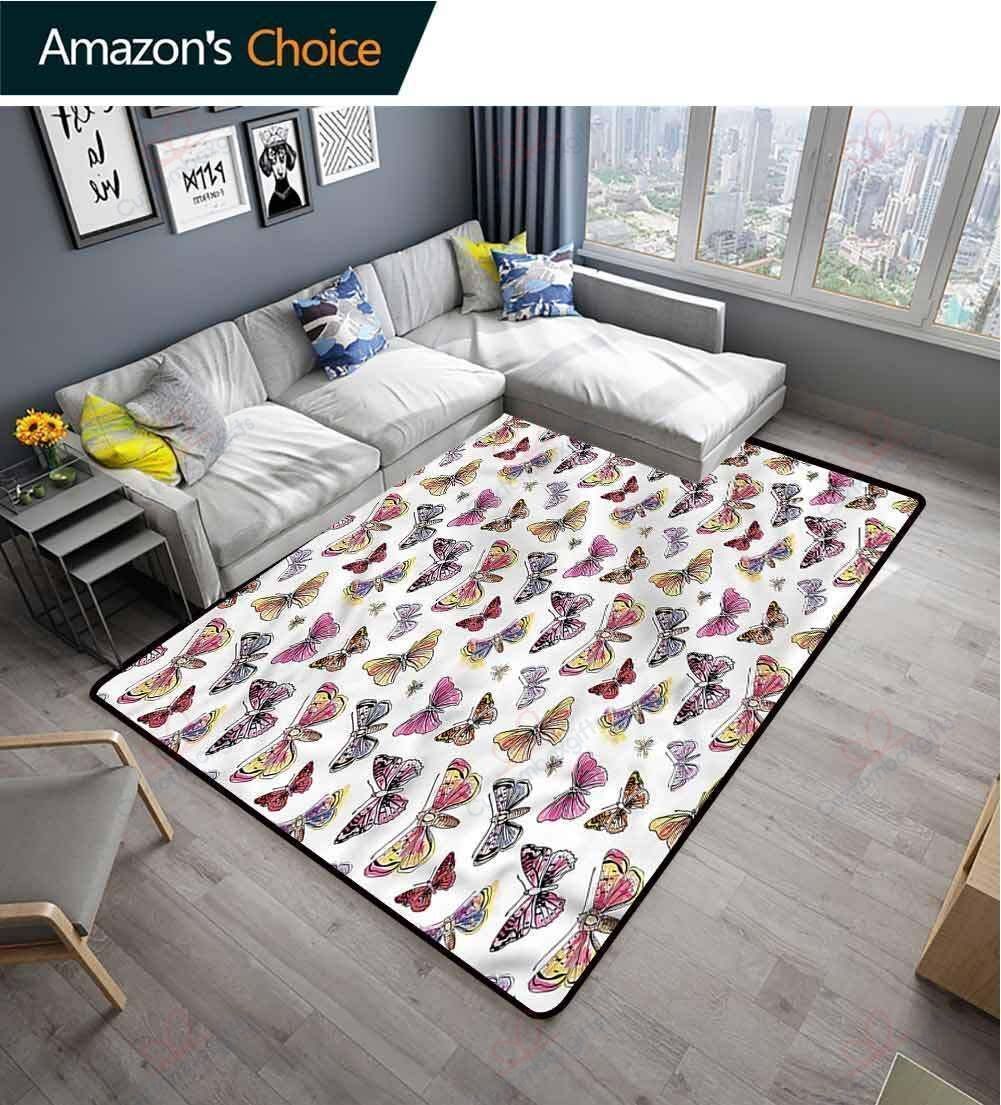 Butterflies Pretty Rug Sport Decor Gift Floor Decor Living Room Carpet Rug Area Rug - 2899ef93ea1a Butterflies Pretty Rug Sport Decor Gift Floor Decor Living Room Carpet Rug Area Rug - 2899ef93ea1a