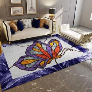 Butterfly 02 Rug Sport Decor Gift Floor Decor Living Room Carpet Rug Area Rug - 7e8adfb266b1