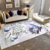 Butterfly 2 Rug Sport Decor Gift Floor Decor Living Room Carpet Rug Area Rug - d0d3339595ab