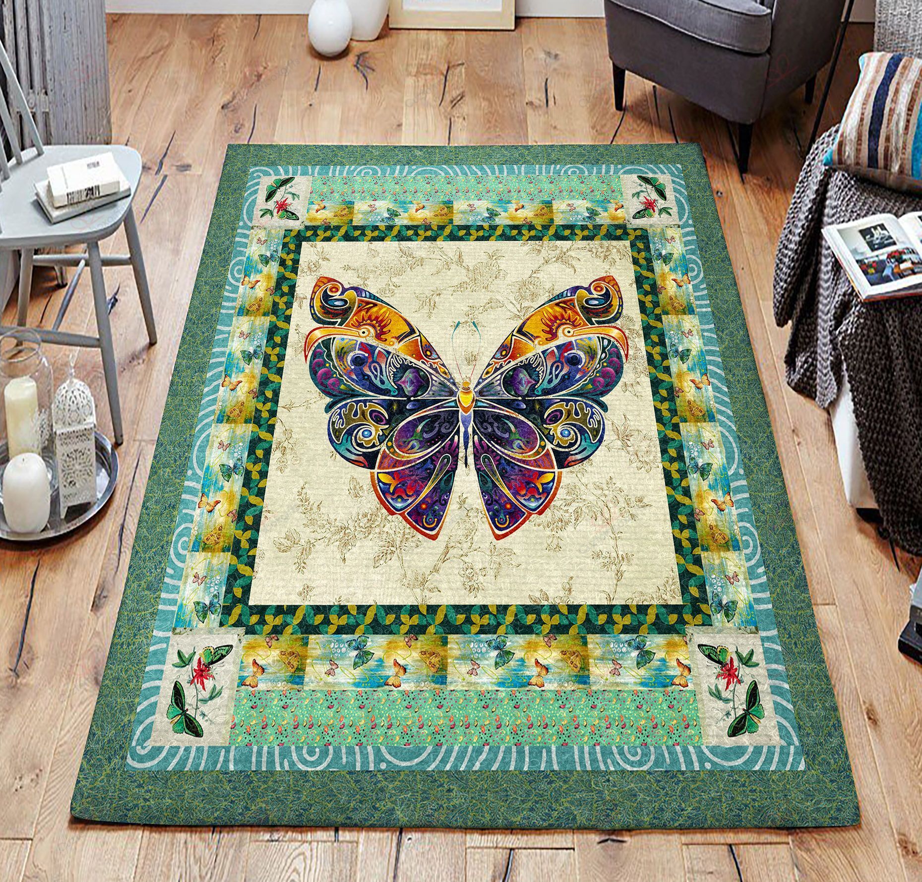 Butterfly 4 Rug Sport Decor Gift Floor Decor Living Room Carpet Rug Area Rug - 56a31332ffe2 Butterfly 4 Rug Sport Decor Gift Floor Decor Living Room Carpet Rug Area Rug - 56a31332ffe2