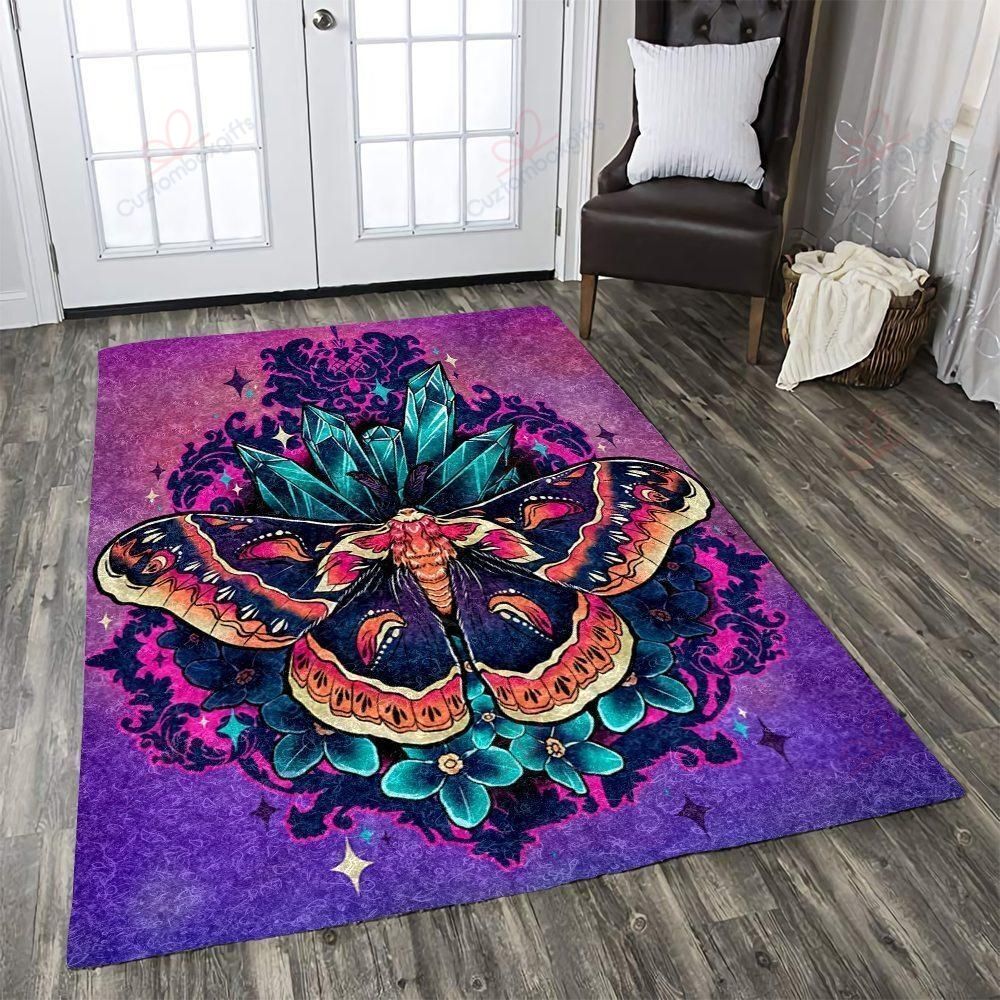 Butterfly And Blue Flower Rug Sport Decor Gift Floor Decor Living Room Carpet Rug Area Rug - b1d8281617dd Butterfly And Blue Flower Rug Sport Decor Gift Floor Decor Living Room Carpet Rug Area Rug - b1d8281617dd