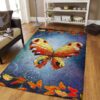 Butterfly And Bubble Rug Sport Decor Gift Floor Decor Living Room Carpet Rug Area Rug - b43e572d5a72