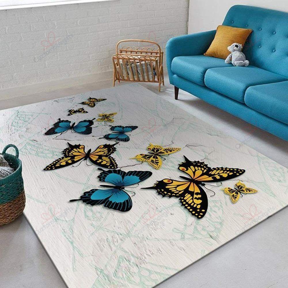 Butterfly Animal Rug Sport Decor Gift Floor Decor Living Room Carpet Rug Area Rug - c94a97a92b90 Butterfly Animal Rug Sport Decor Gift Floor Decor Living Room Carpet Rug Area Rug - c94a97a92b90