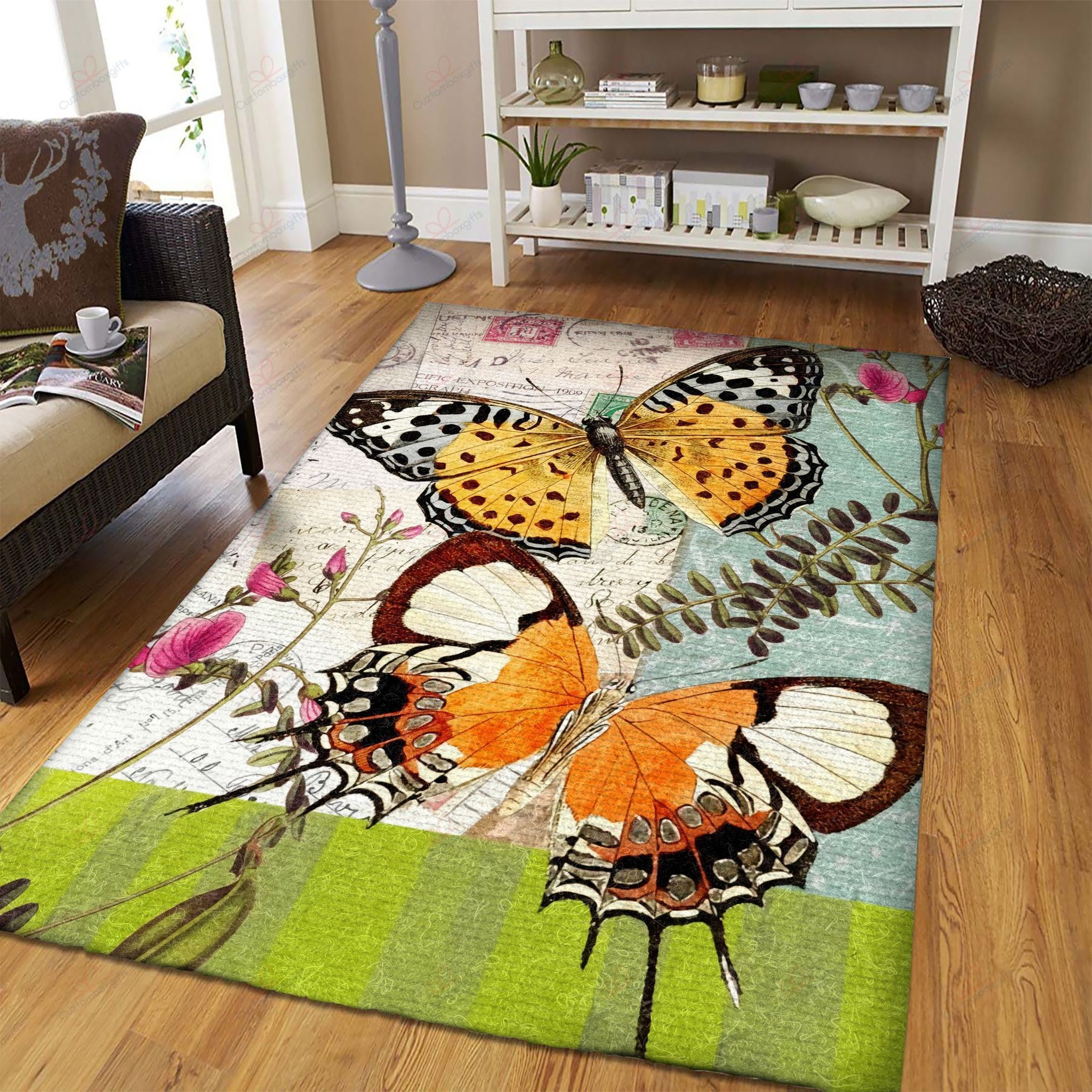 Butterfly Art Rug Sport Decor Gift Floor Decor Living Room Carpet Rug Area Rug - 2dc632e37668 Butterfly Art Rug Sport Decor Gift Floor Decor Living Room Carpet Rug Area Rug - 2dc632e37668