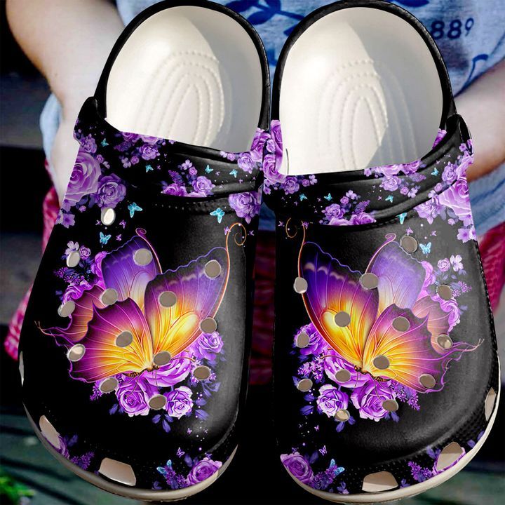 Butterfly Beautiful Sku 369 Crocs Crocband Clog Comfortable For Mens Womens Classic Clog Water Shoes Butterfly Beautiful Sku 369 Crocs Crocband Clog Comfortable For Mens Womens Classic Clog Water Shoes