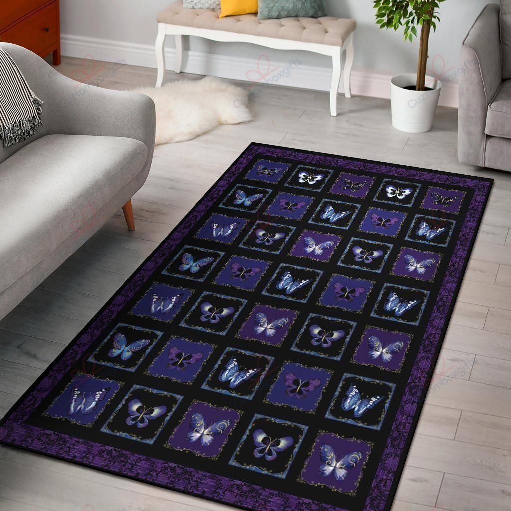 Butterfly Collection Rug Sport Decor Gift Floor Decor Living Room Carpet Rug Area Rug - 74d56e681c3f Butterfly Collection Rug Sport Decor Gift Floor Decor Living Room Carpet Rug Area Rug - 74d56e681c3f