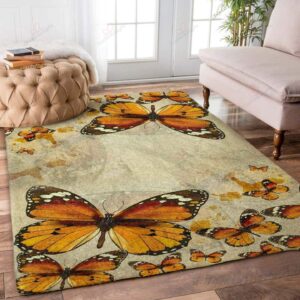 Butterfly Color 1 Rug Sport Decor Gift Floor Decor Living Room Carpet Rug Area Rug - 7d3f9d709373