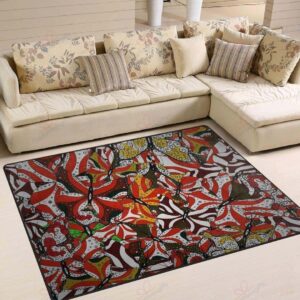 Butterfly Colors Rug Sport Decor Gift Floor Decor Living Room Carpet Rug Area Rug - e76a4ff8286a