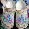 Butterfly Couple Sku 375 Crocs Clog Clog Shoes