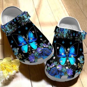 Butterfly Crocs Clog Classic Clogs Shoes